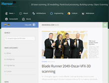 Tablet Screenshot of mensor3d.com